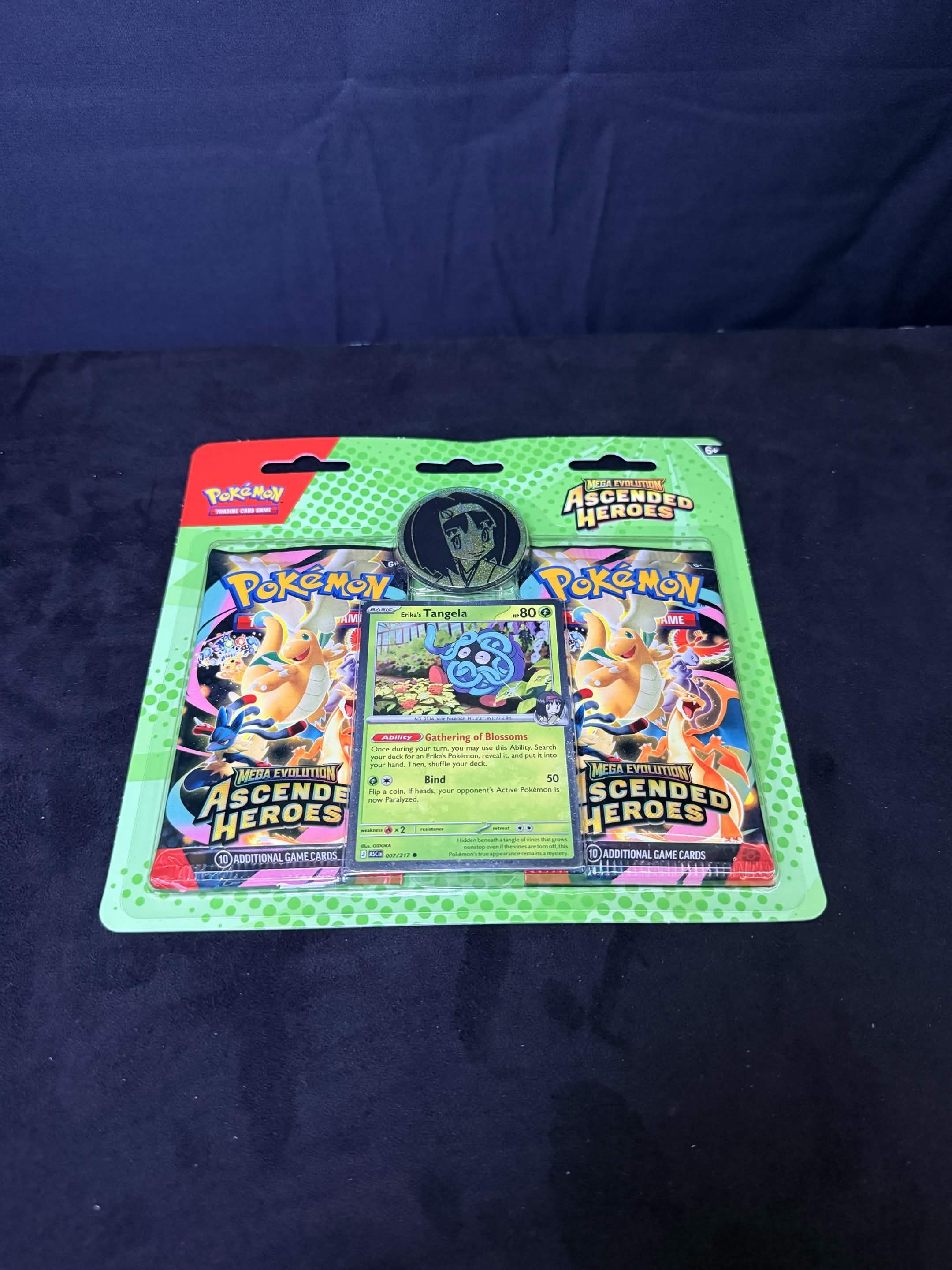 Pokémon Erika’s Ascended Heroes 2 Pack Blister